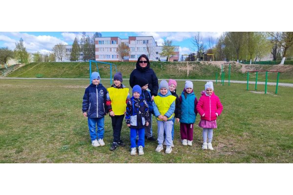 Экскурсия на школьный стадион