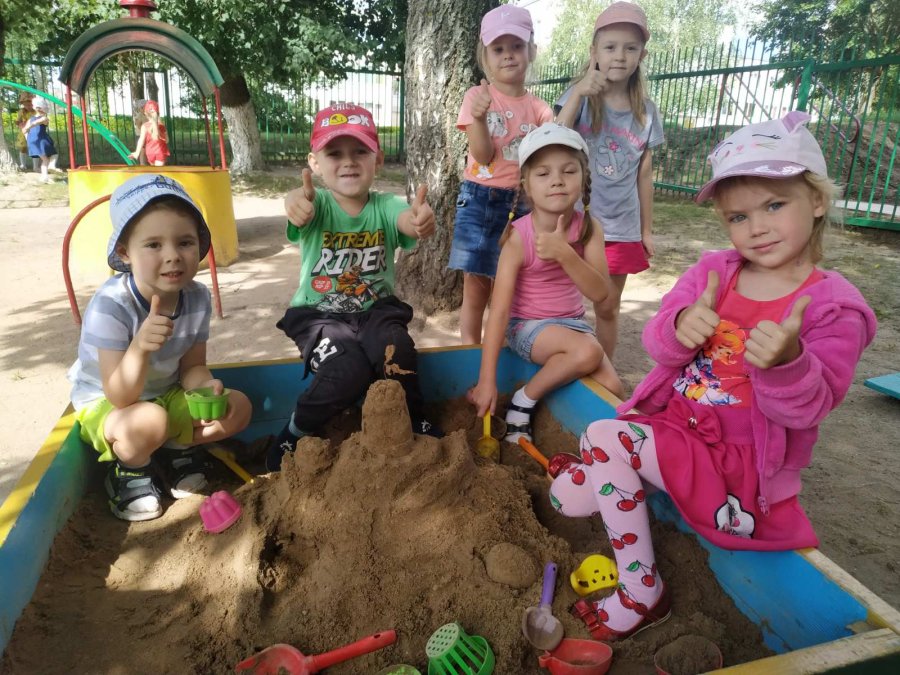 Игры с песком  для дошкольников