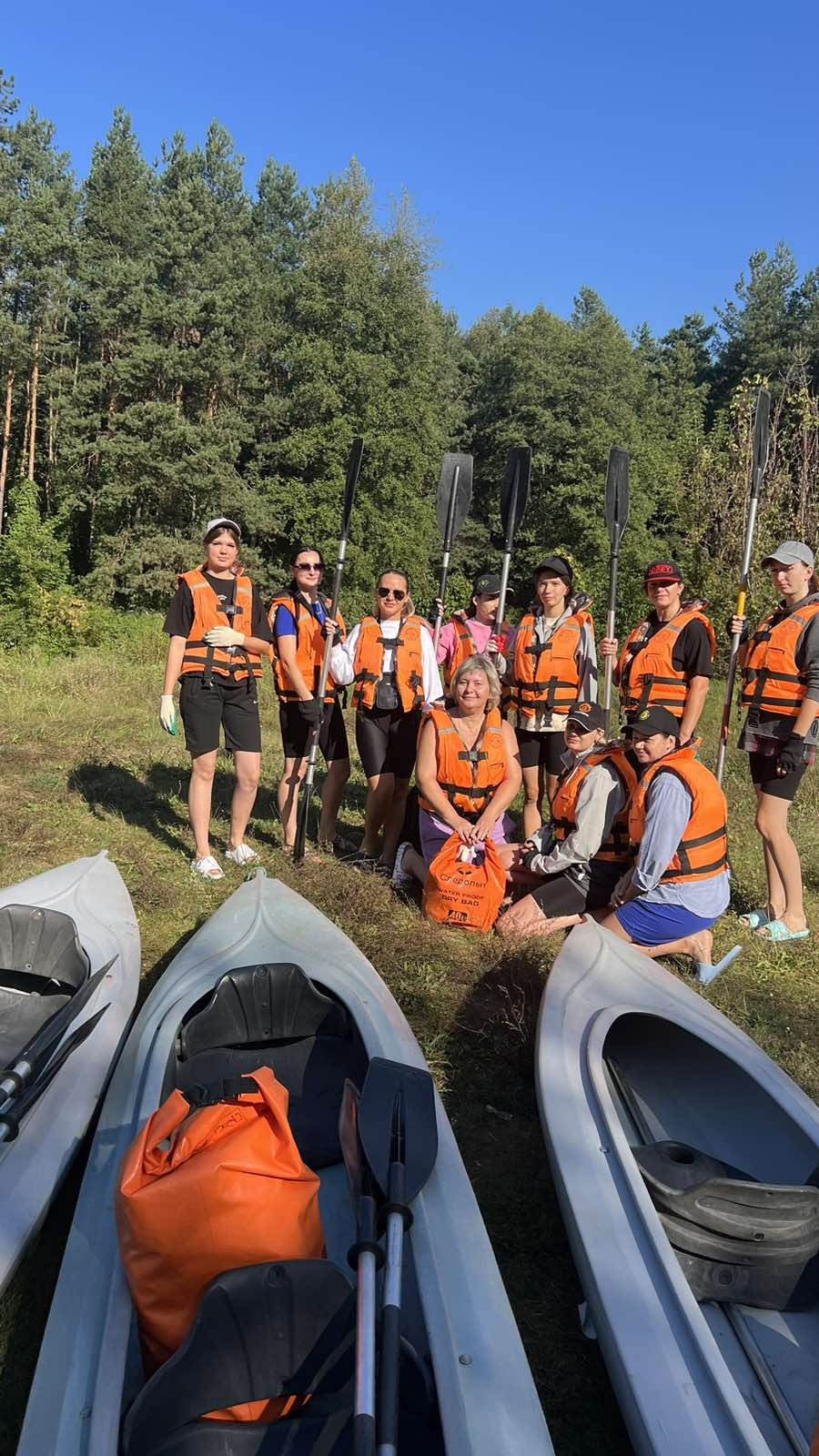 Водное путешествие на байдарках